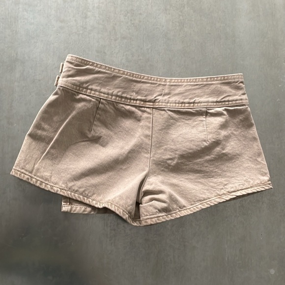 PacSun Beige Low Rise Denim Mini Skort - Picture 14 of 15